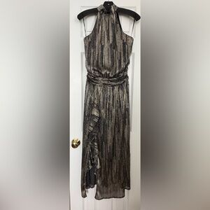 Ramy Brook Shimmering Metallic Dress
